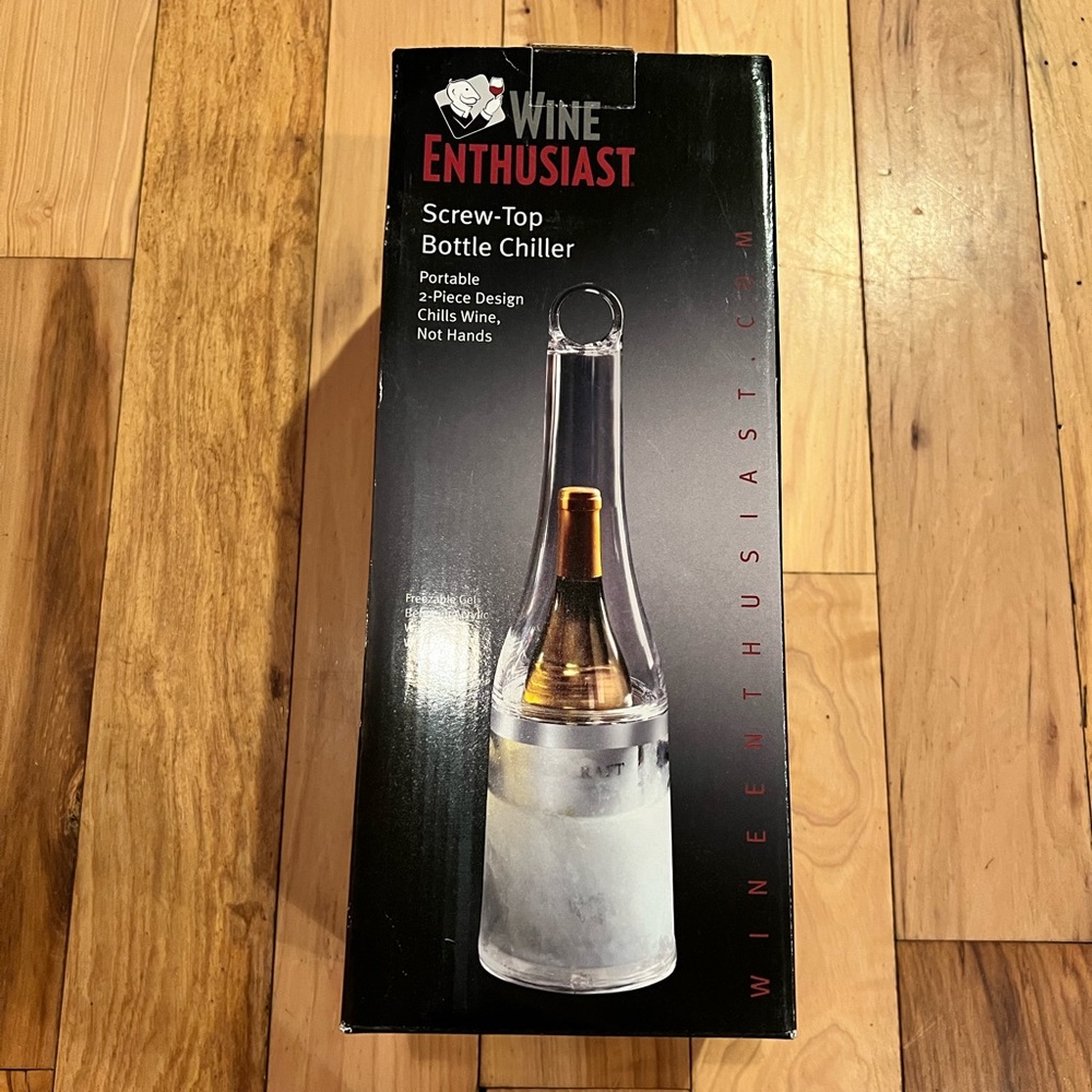 Wine Enthusiast Screw-Top Bottle Chiller